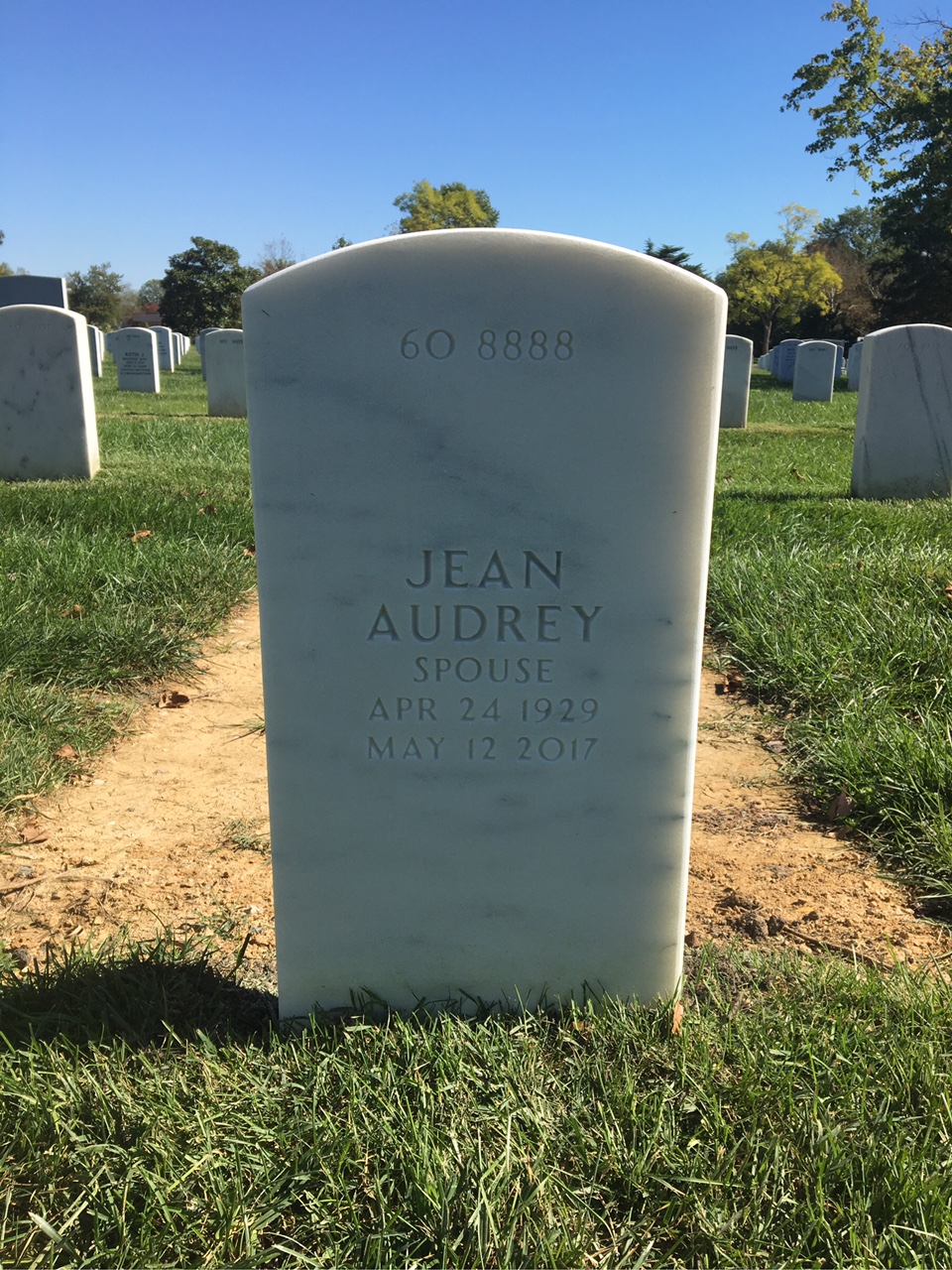 Back of headstone — Edward Peter
