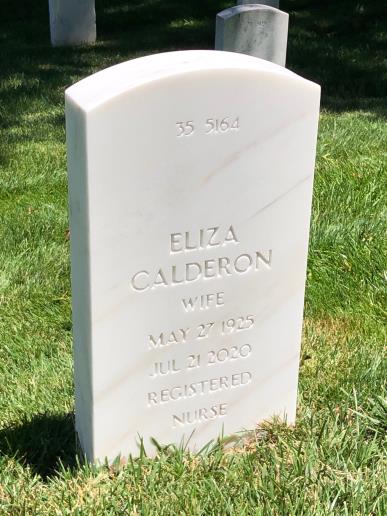 Back of headstone — Joe Moralez