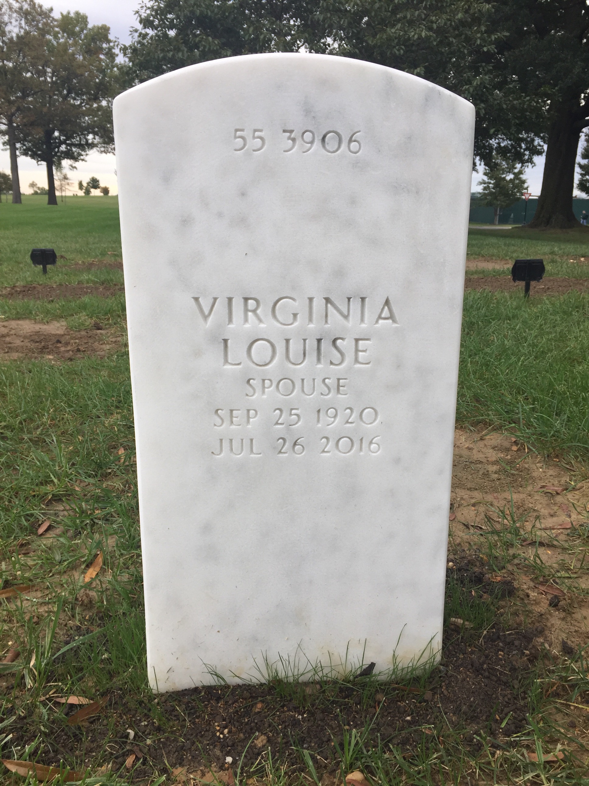 Back of headstone — Glenn Anderson