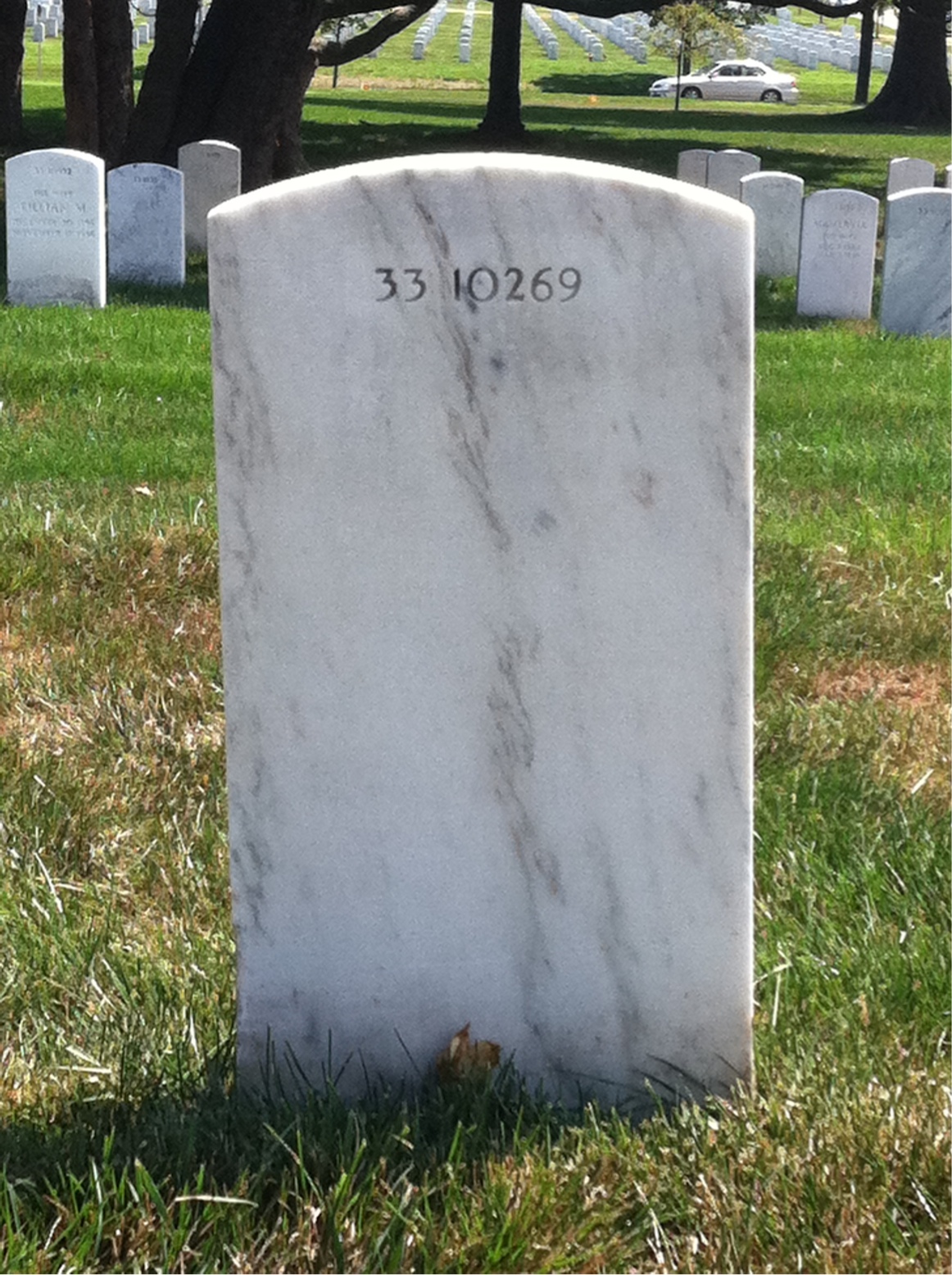 Back of headstone — Lois Moran