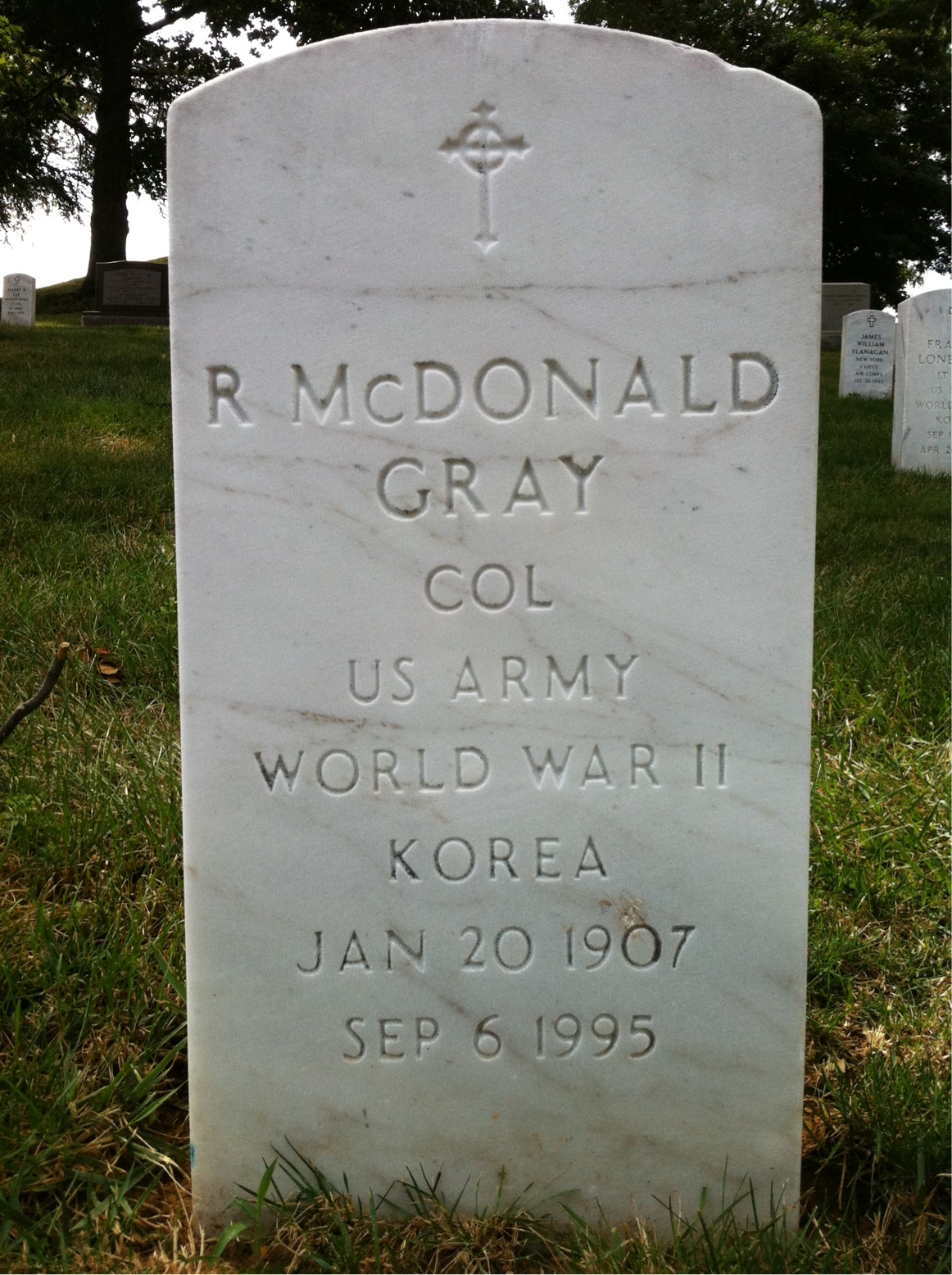 R Mcdonald Gray