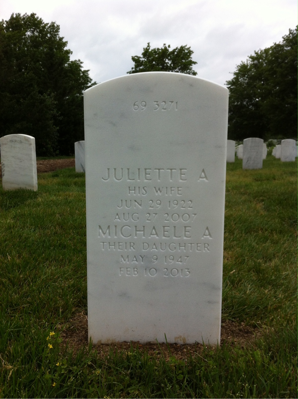 Back of headstone — Edward Fallon