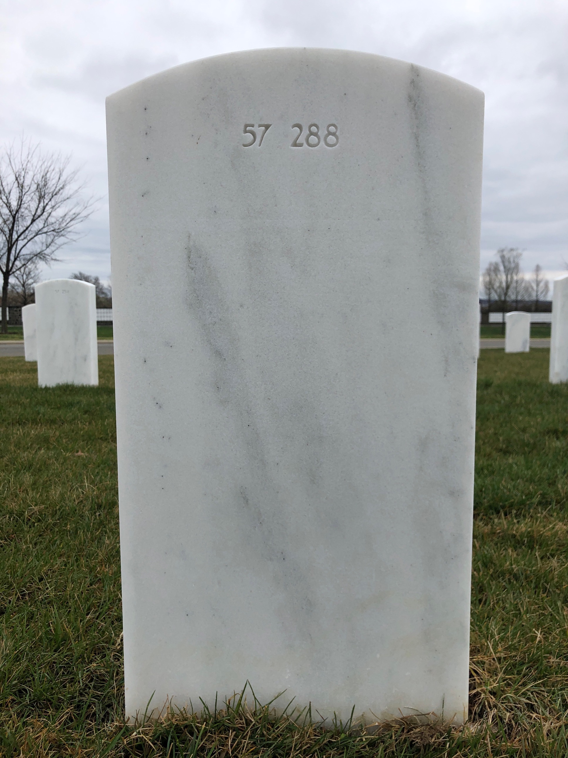 Back of headstone — Edward Mckenzie