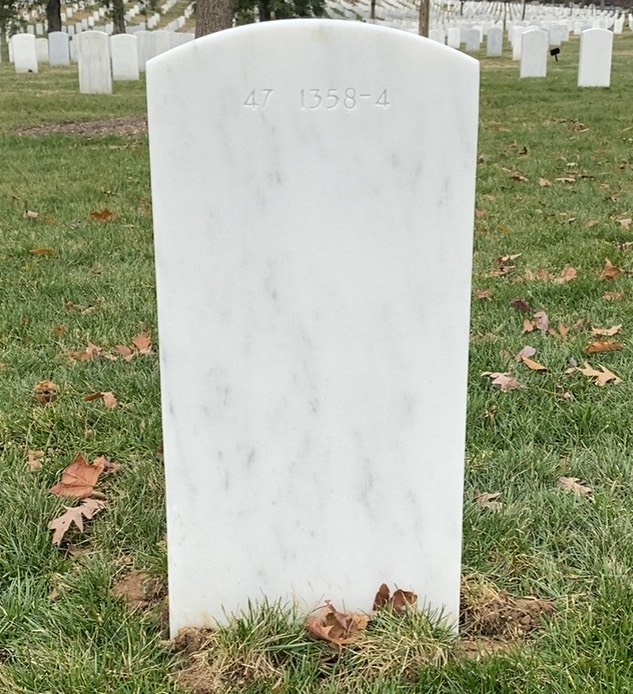 Back of headstone — Timothy John Flanagan