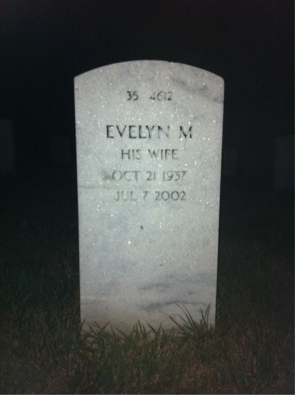 Back of headstone — George Algie Epps