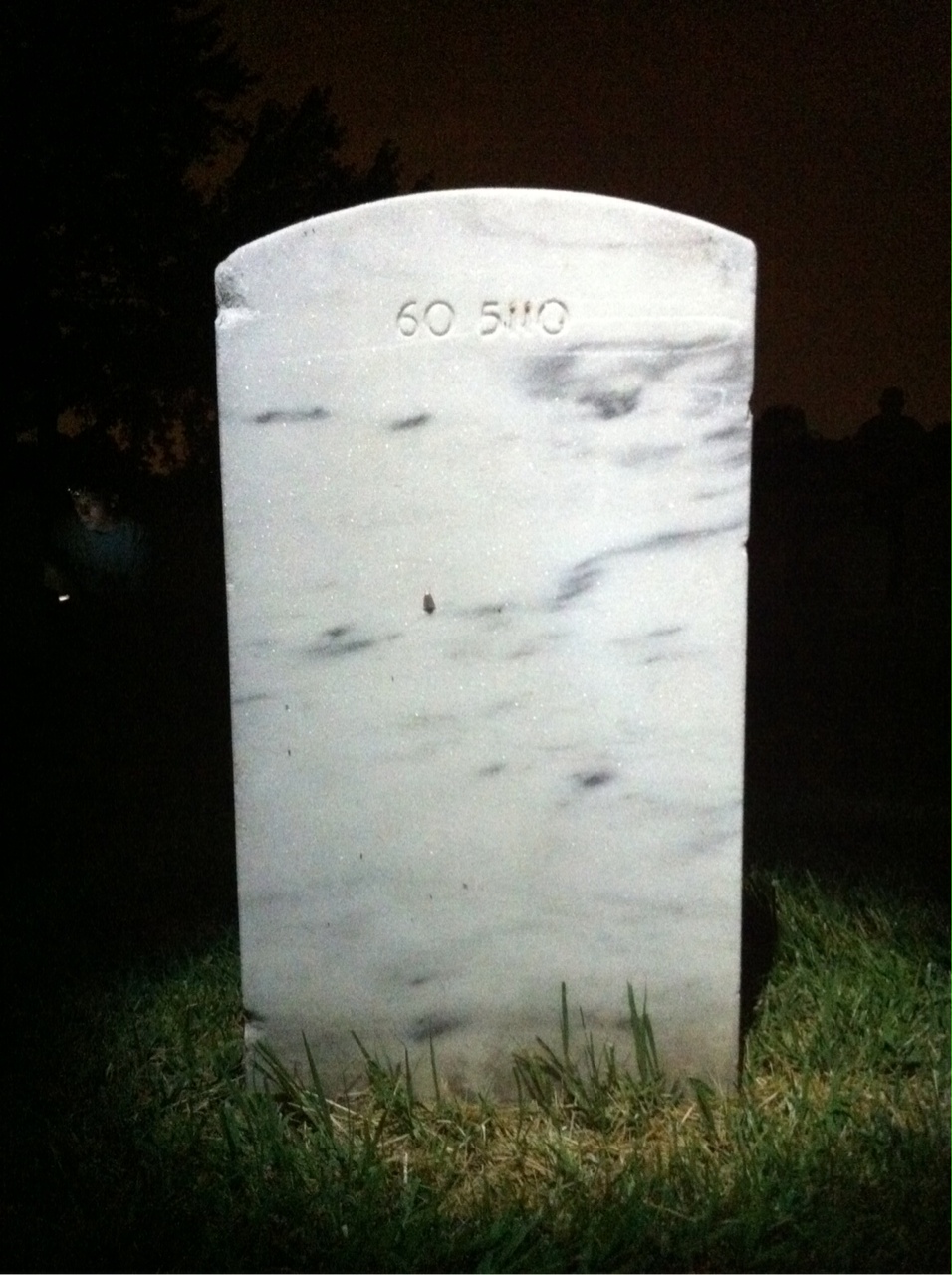 Back of headstone — Cameron Morrison