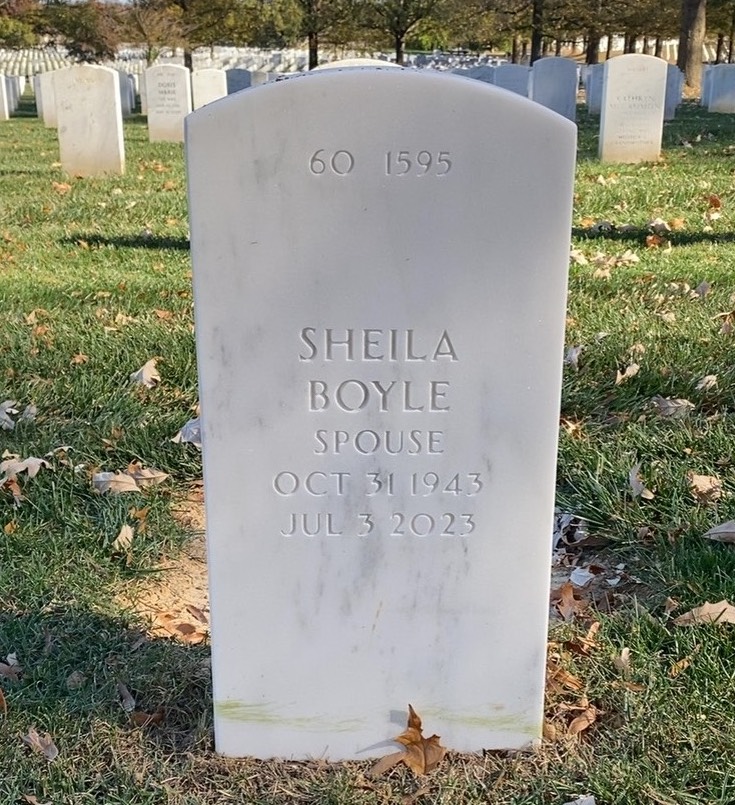 Back of headstone — Harold Plank