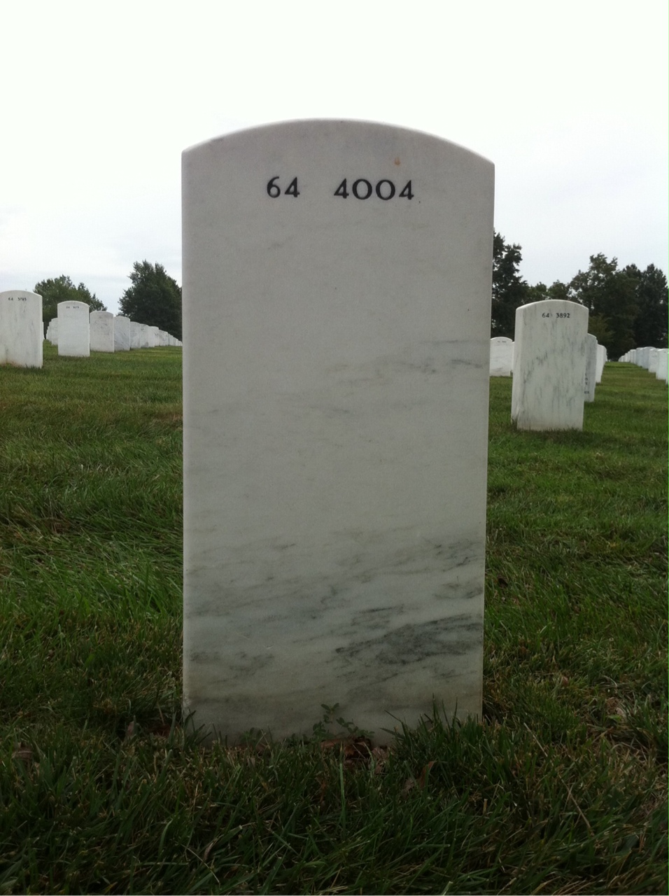 Back of headstone — Joseph Bagnerise