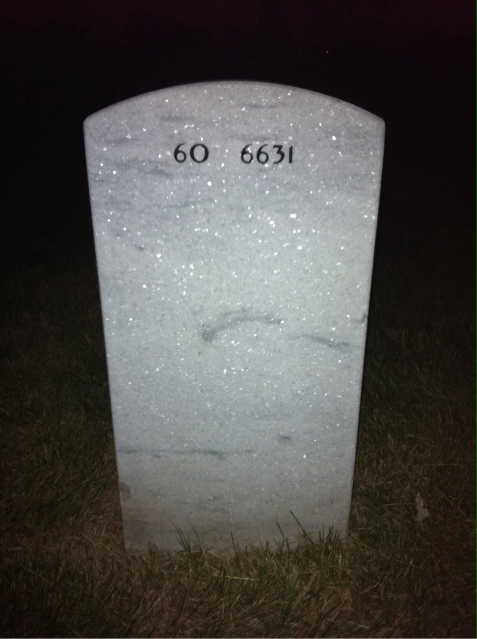 Back of headstone — Clarence Wages