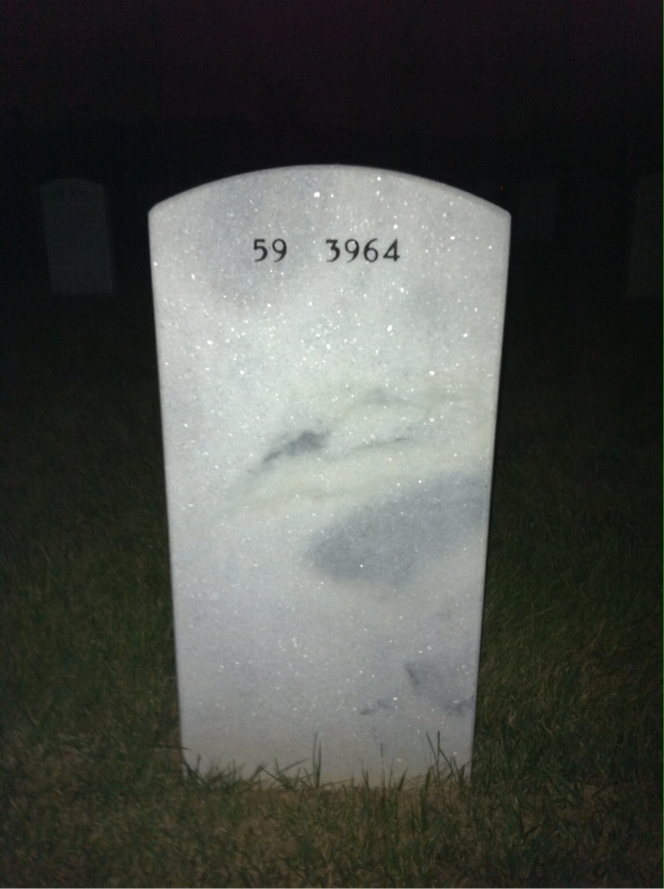 Back of headstone — John Ratcliff
