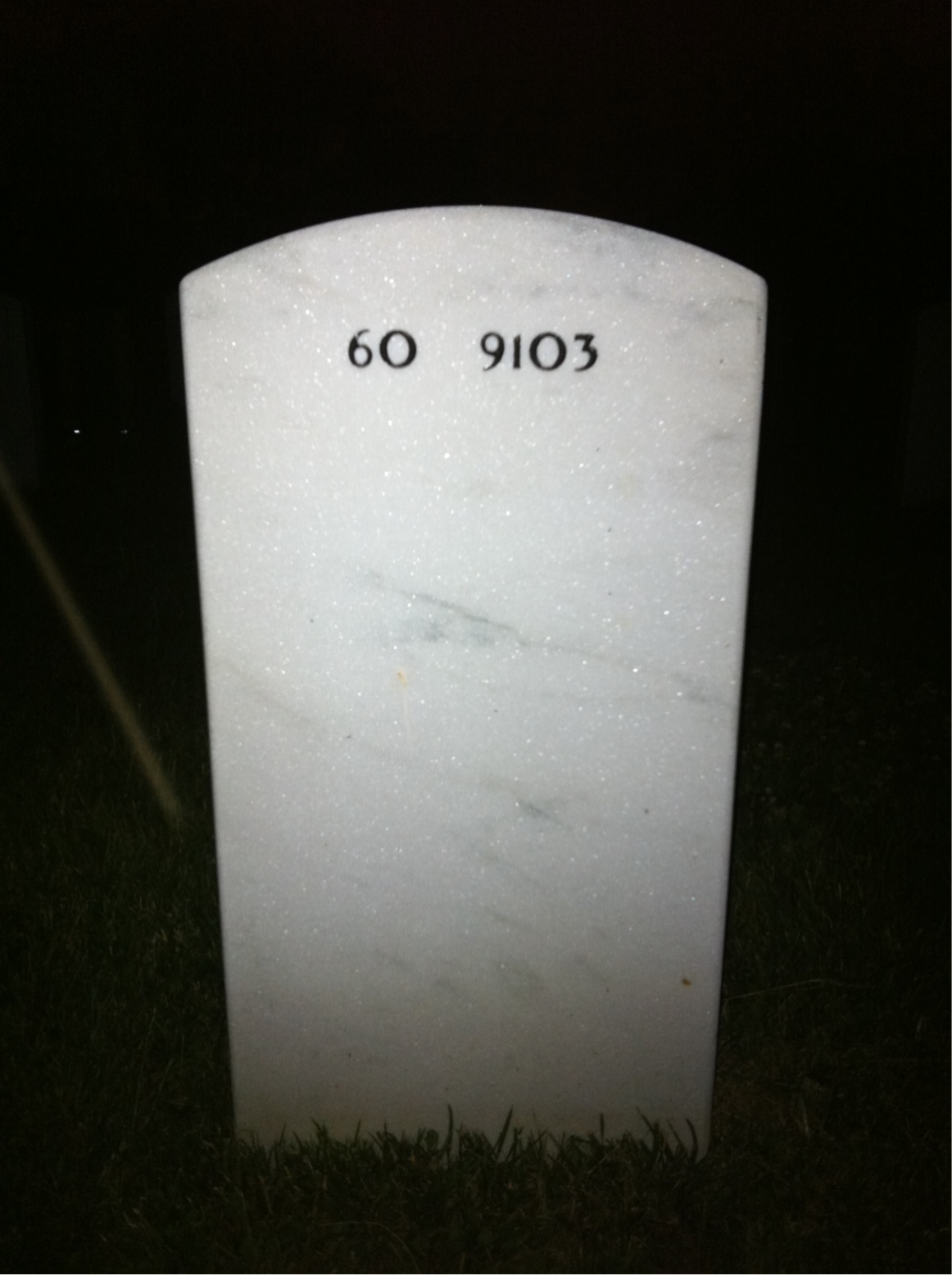 Back of headstone — Norman Nelson