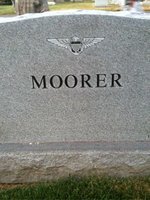 Thomas Moorer — Headstone Back