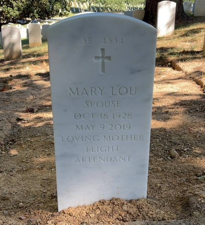 Back of headstone — David Conrad