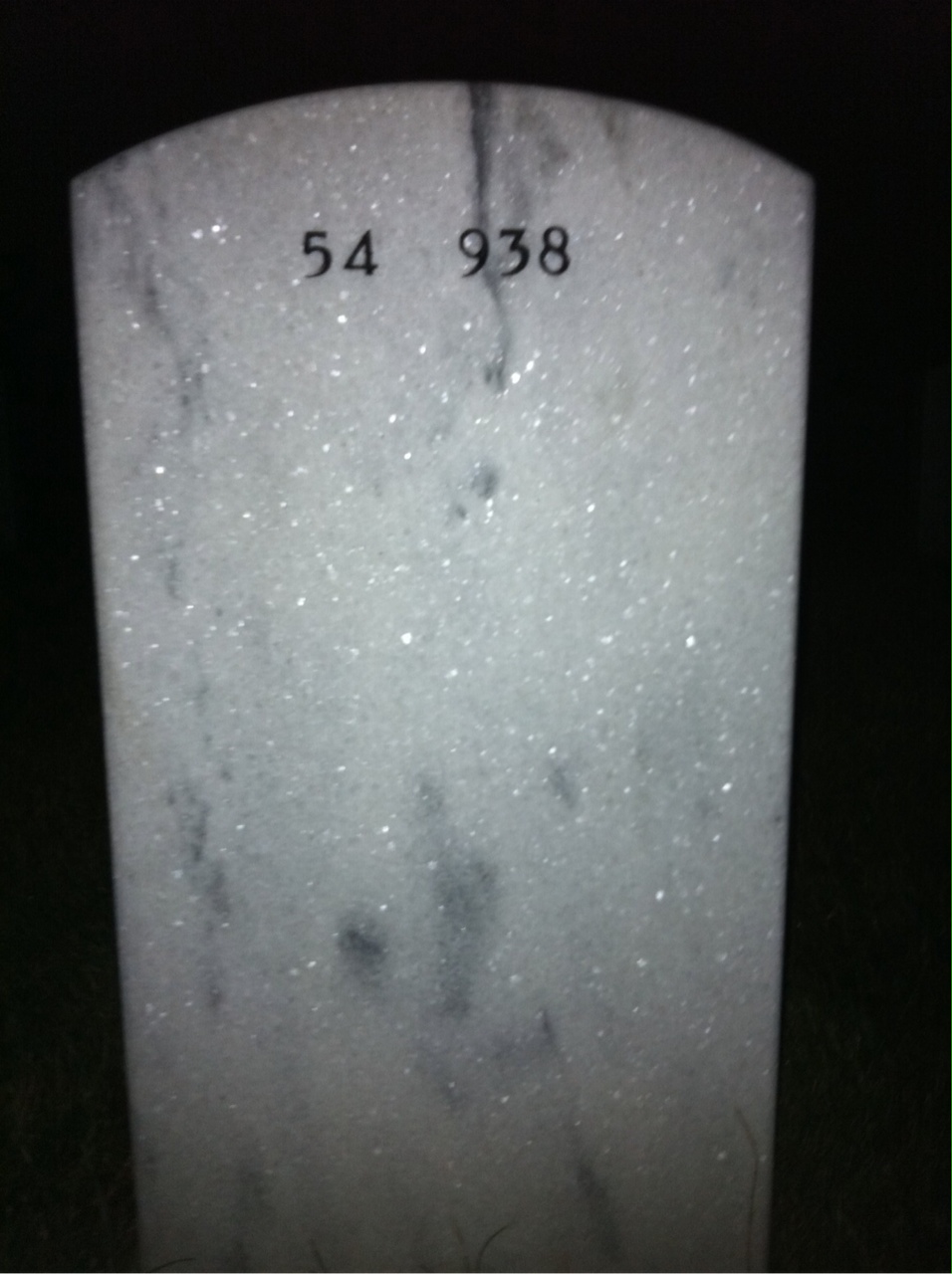 Back of headstone — Hiram Pirtle