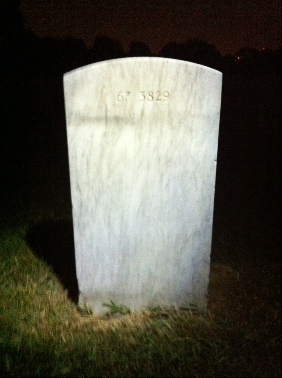Back of headstone — Philip Boucher