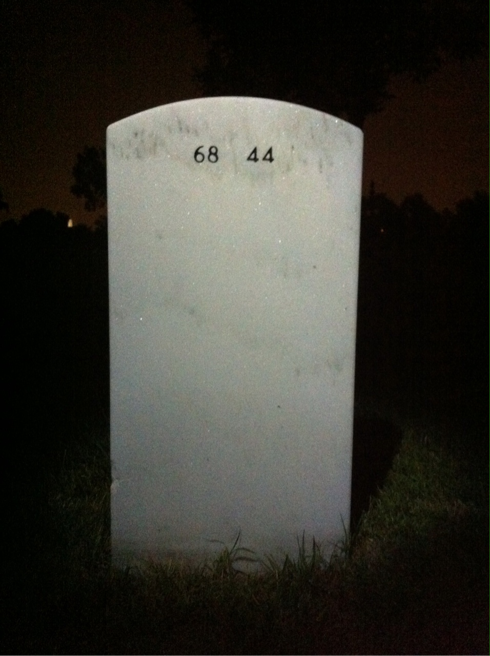 Back of headstone — William Locks