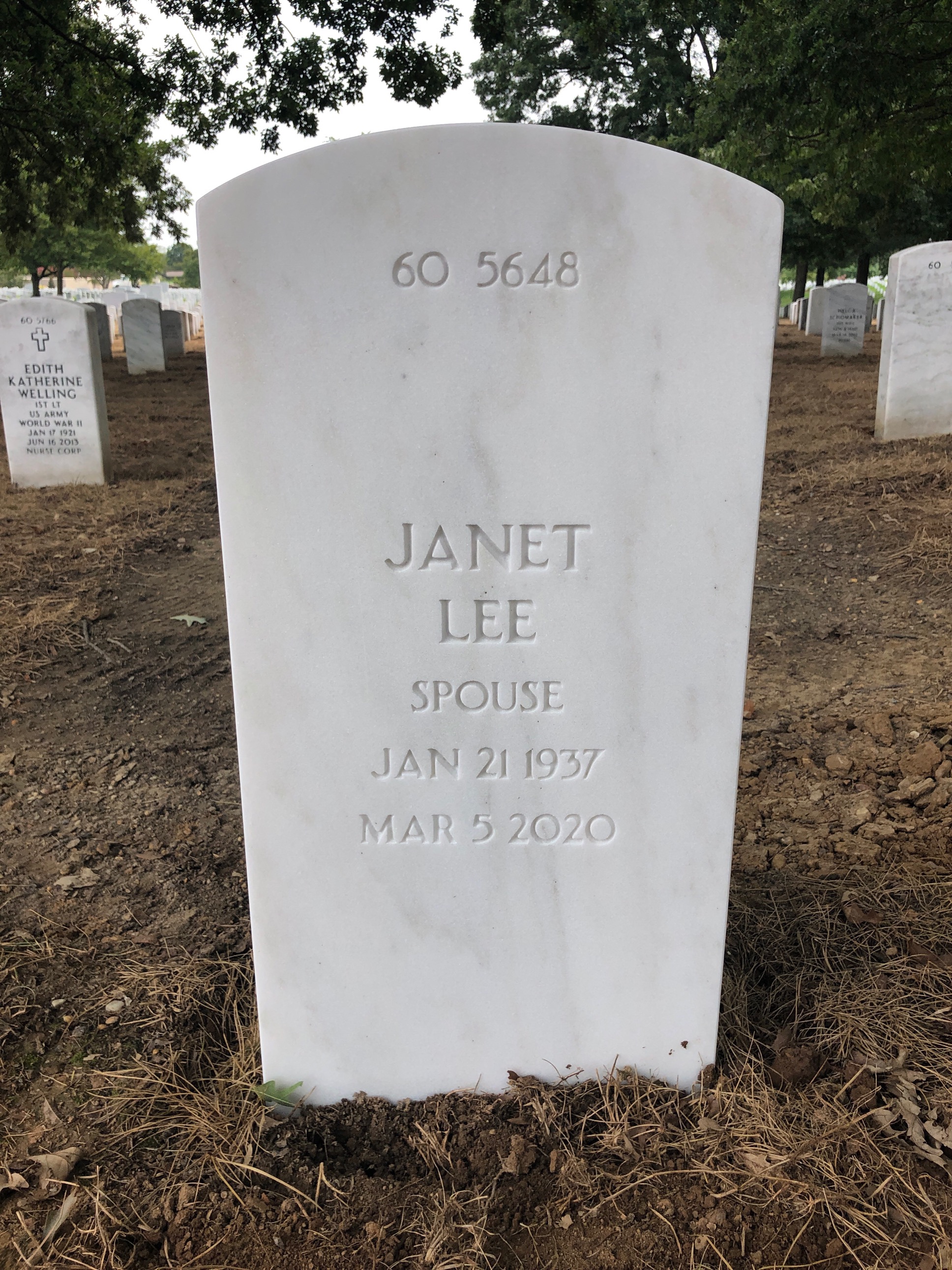 Back of headstone — James Brackman