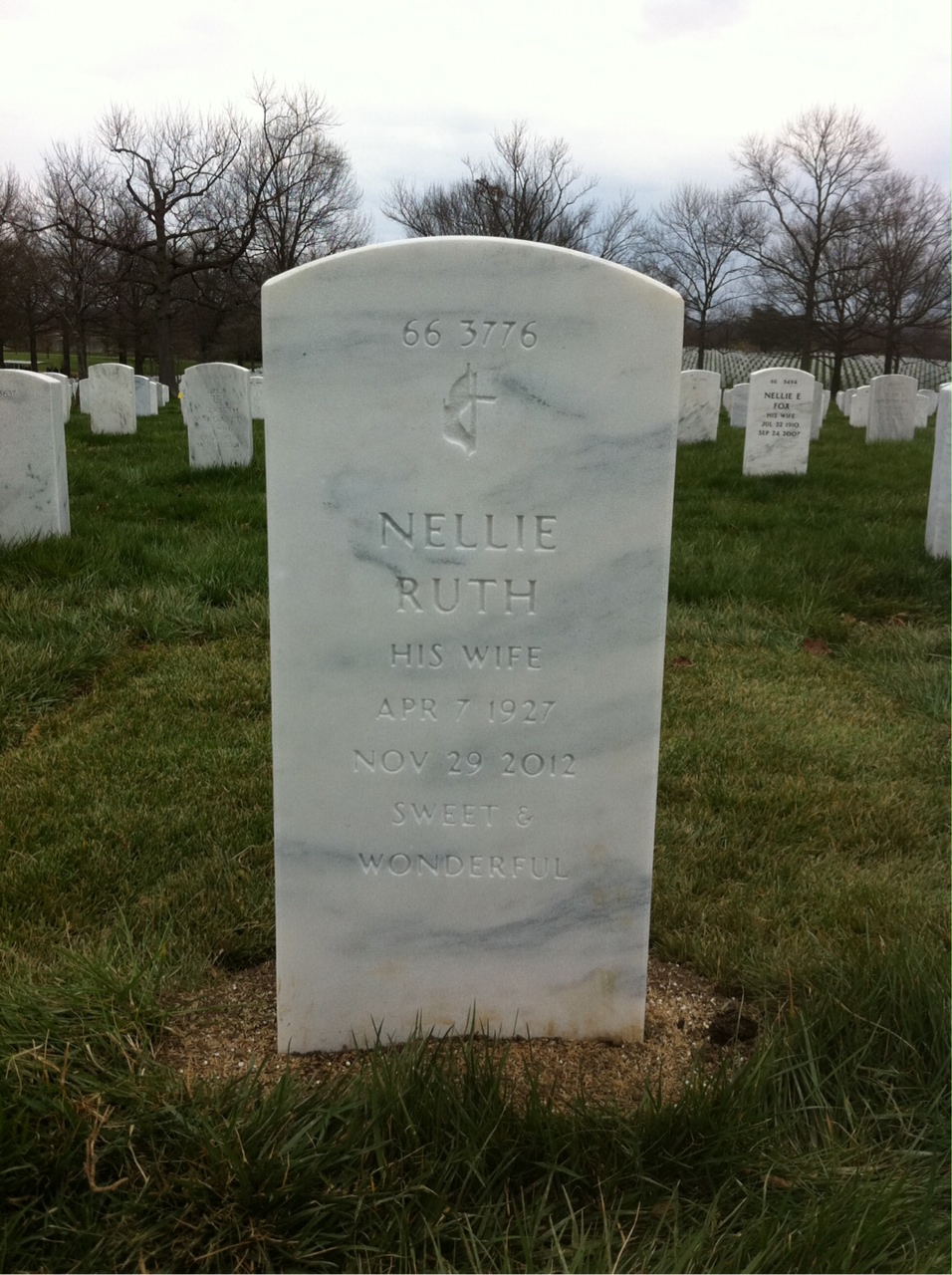 Back of headstone — Robert Jenkins