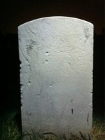 Archie Auran — Headstone Back