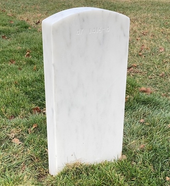 Back of headstone — Charles Murphy