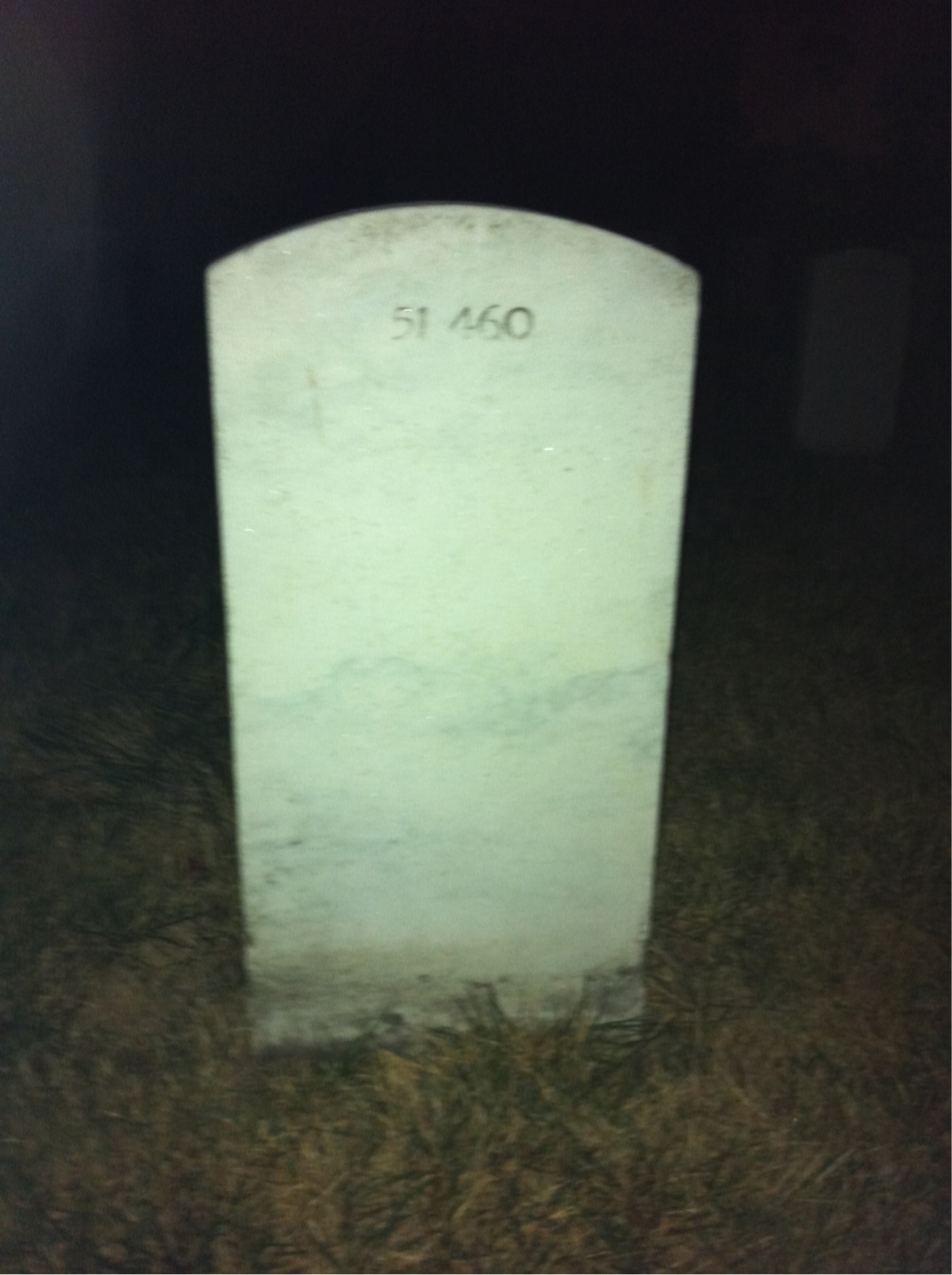 Back of headstone — Harry Anis