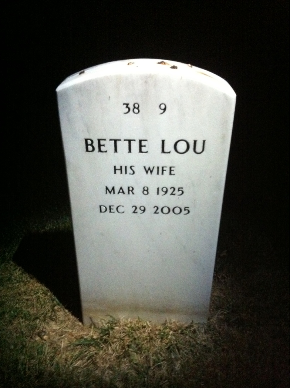 Back of headstone — Clement Corcoran