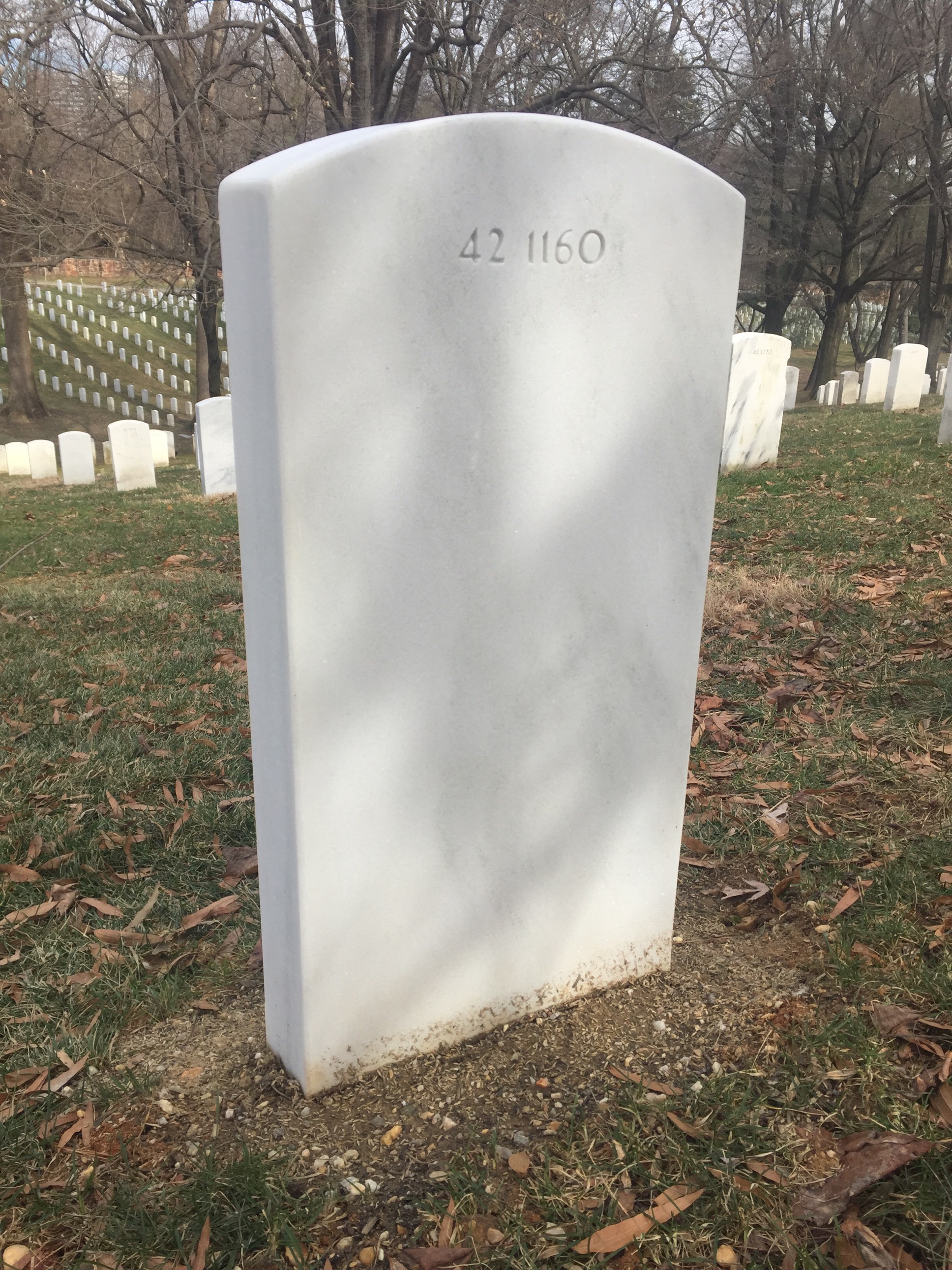 Back of headstone — Theodore Abel