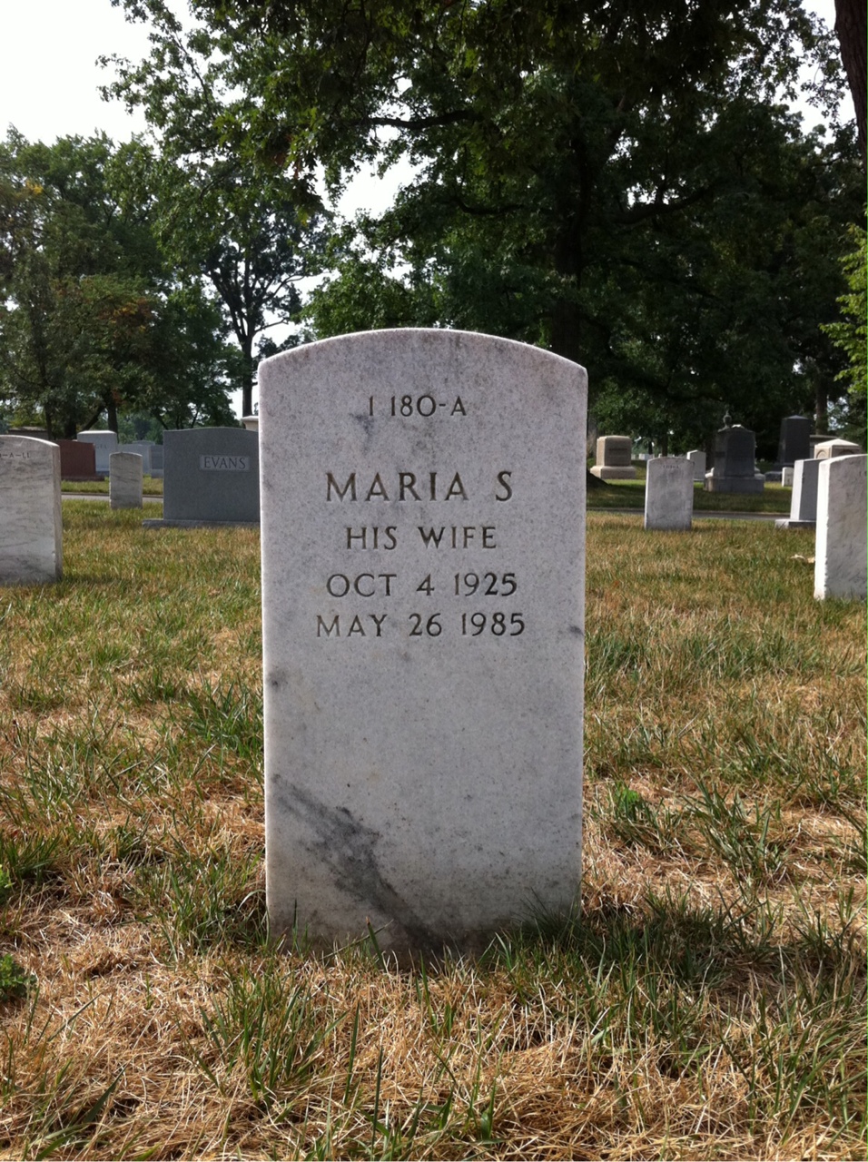Back of headstone — Wayne Bennett