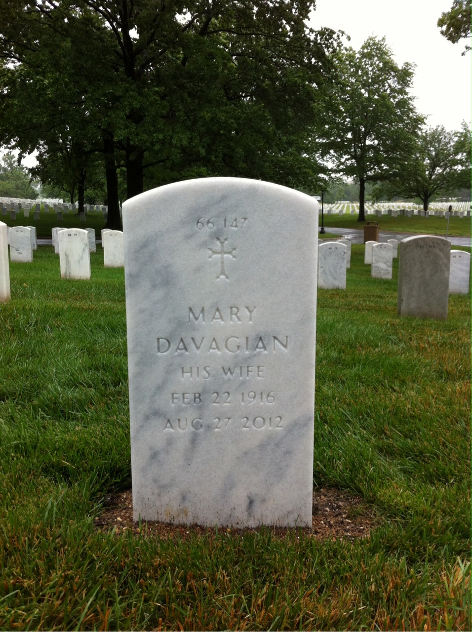 Back of headstone — Michael Zifcak