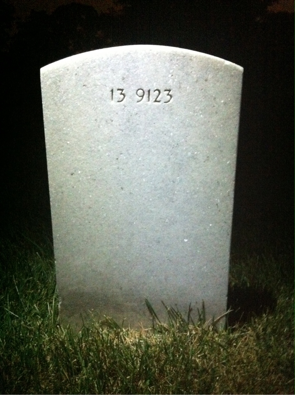 Back of headstone — Charles Barnum