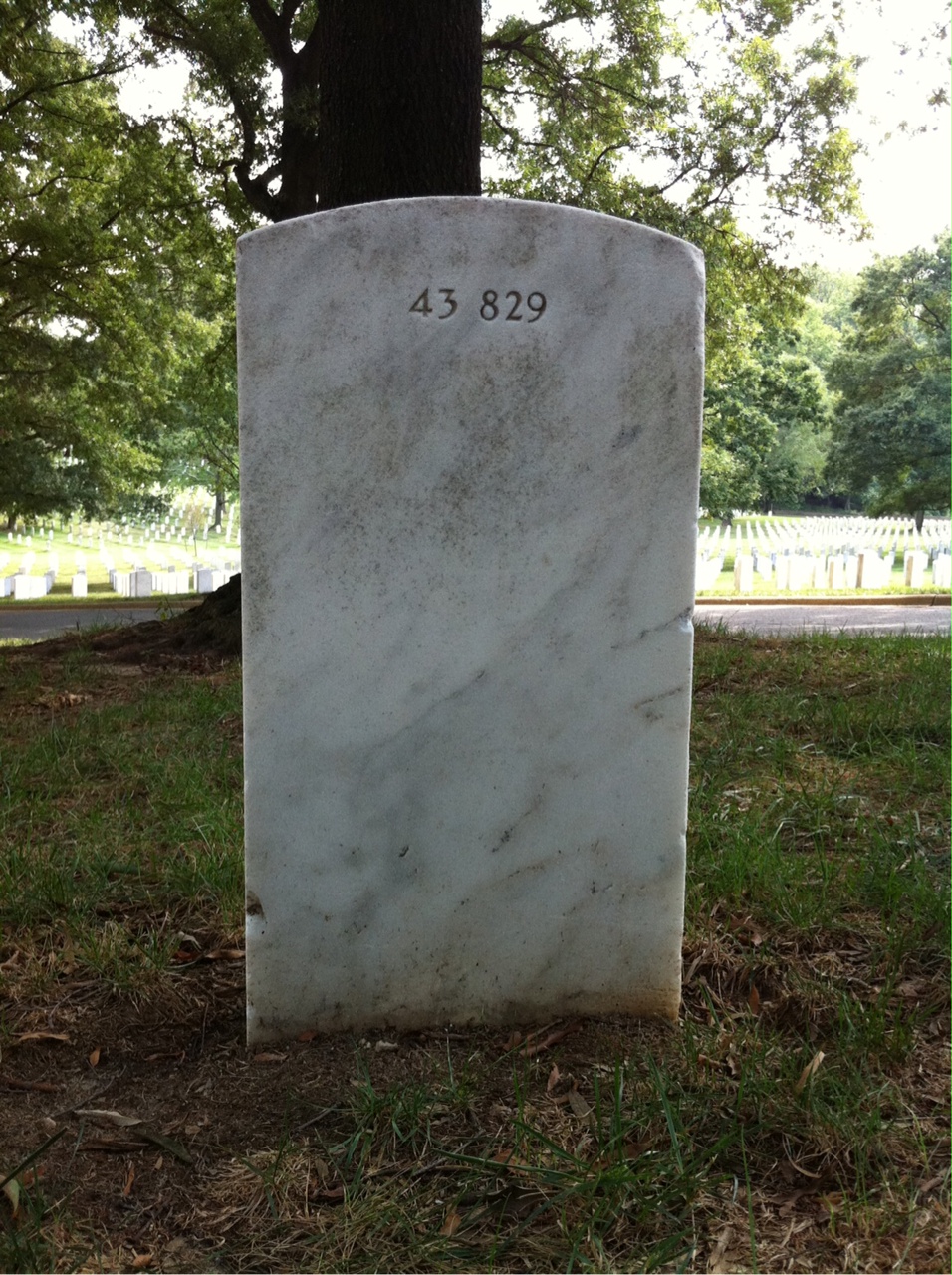 Back of headstone — Aileen Murphy