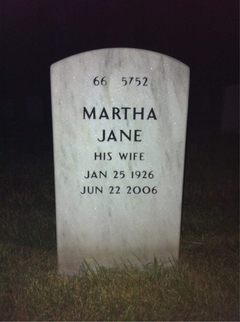 Back of headstone — Robert Bingham