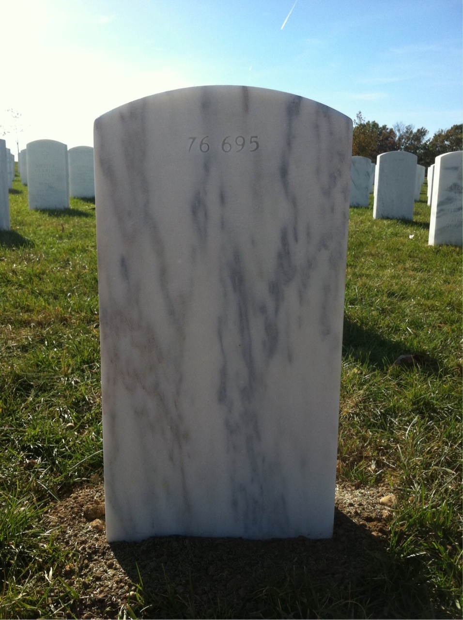 Back of headstone — Thomas Richard Maddock