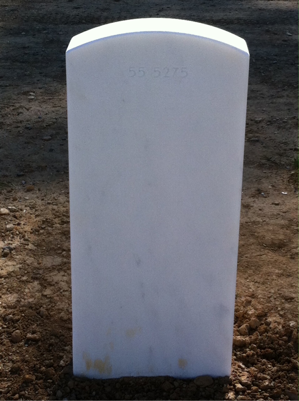 Back of headstone — Theodore Mohler