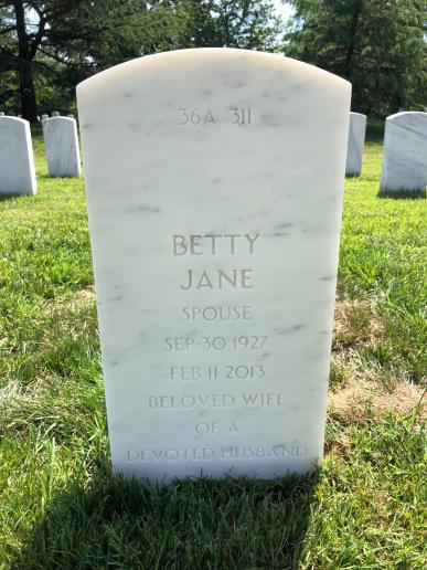 Back of headstone — Joseph Mordente