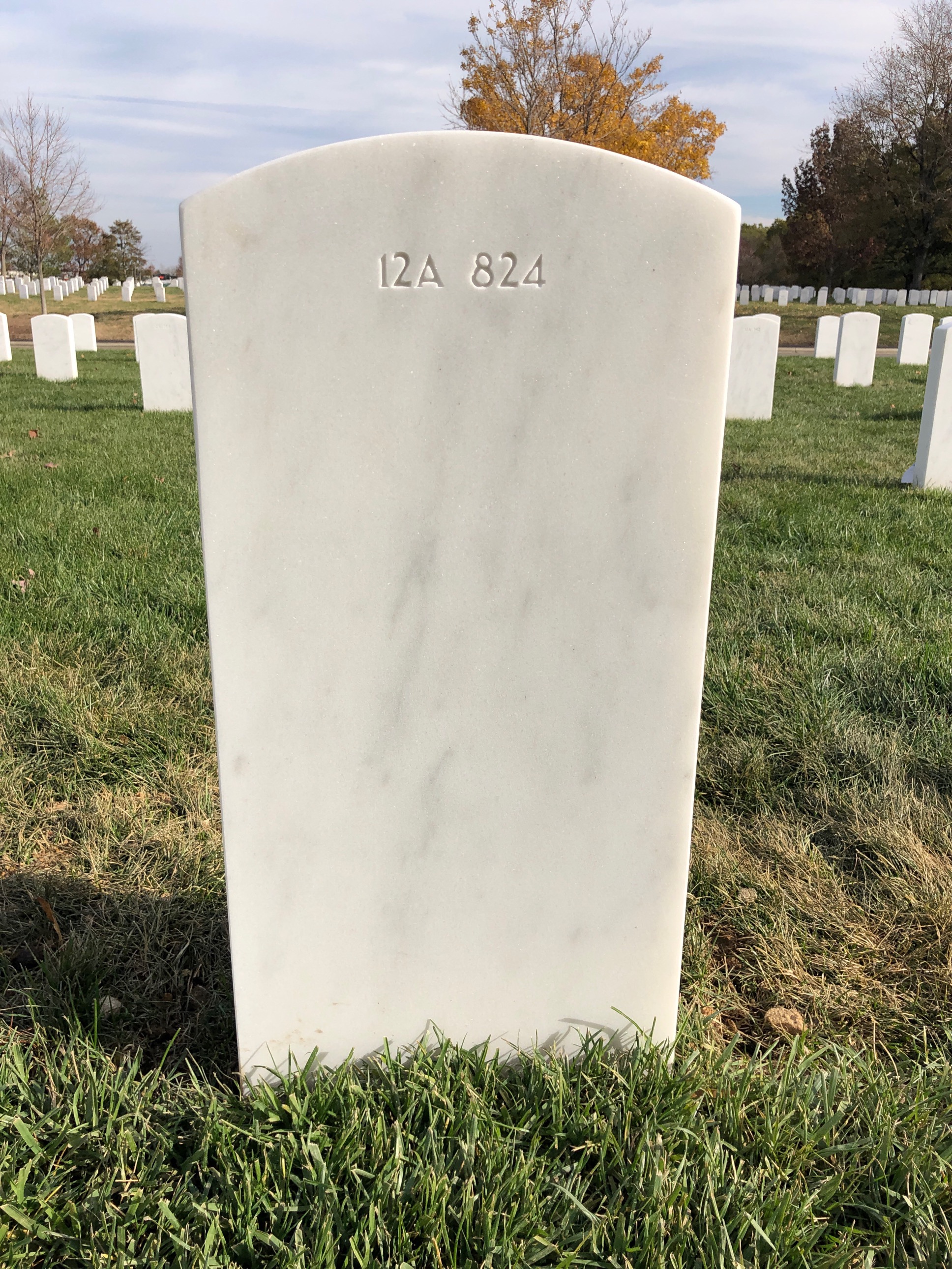Back of headstone — Donald Musser
