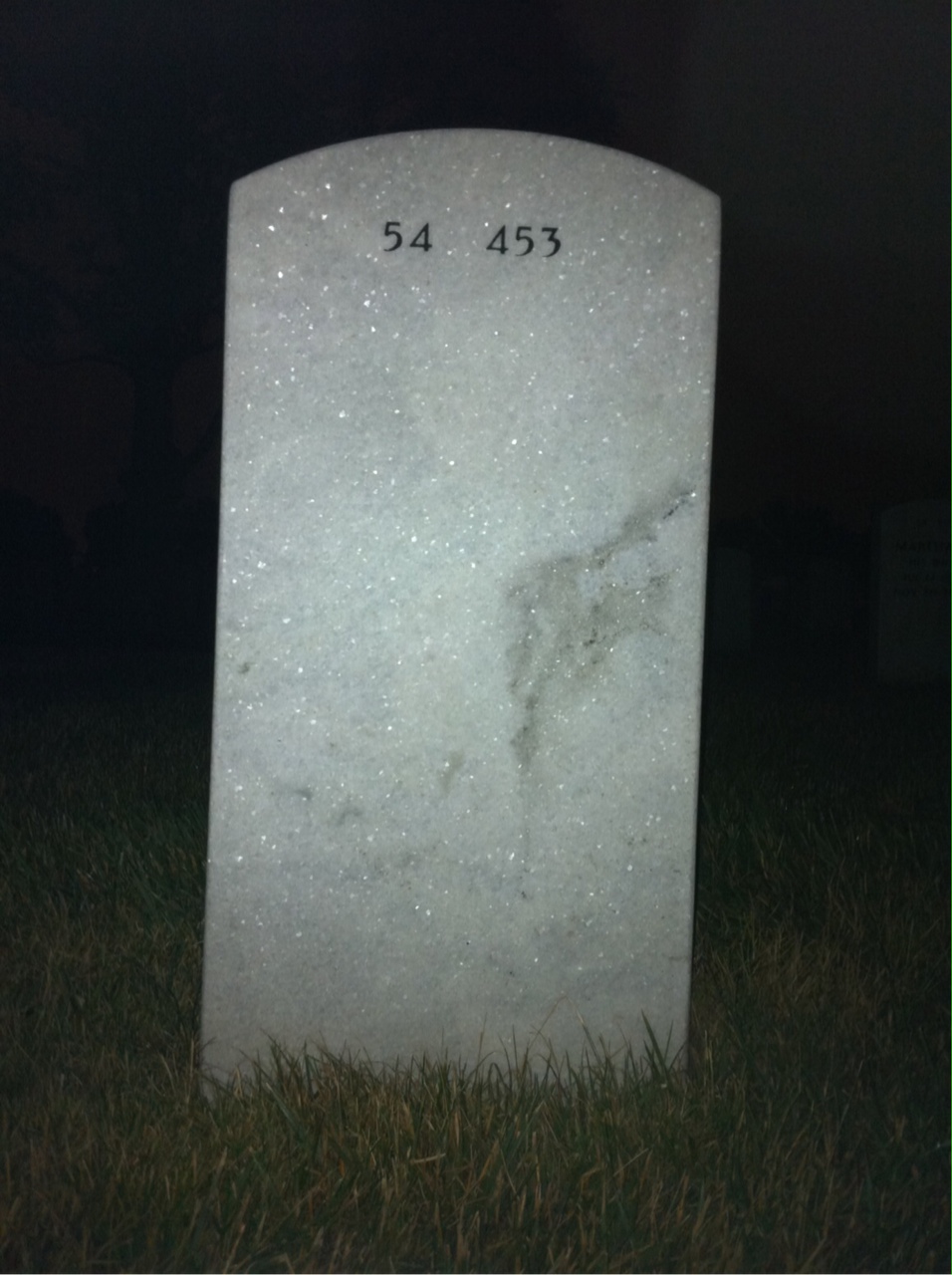 Back of headstone — Yolanda Dixon