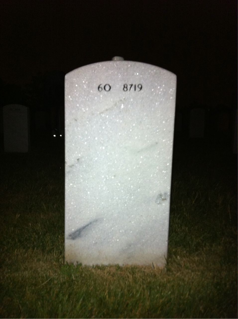 Back of headstone — Princess Samuels