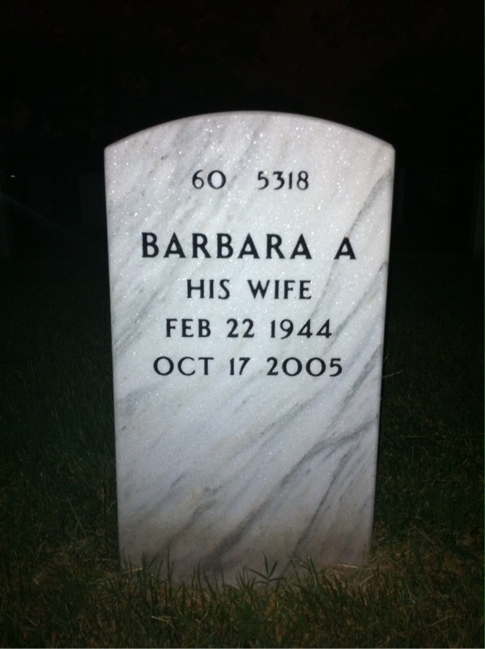 Back of headstone — Nathan Strother
