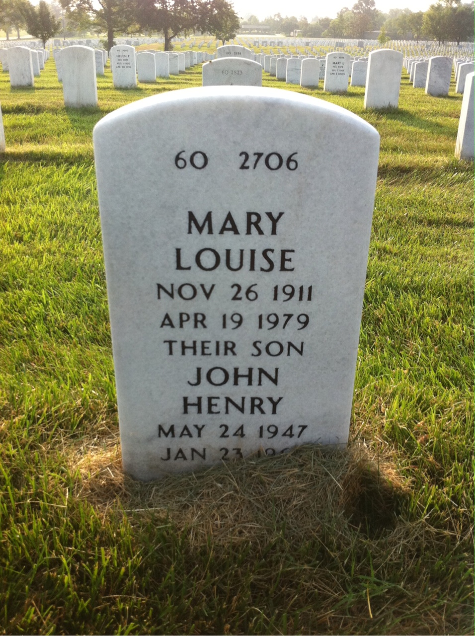Back of headstone — Christian Dreyer
