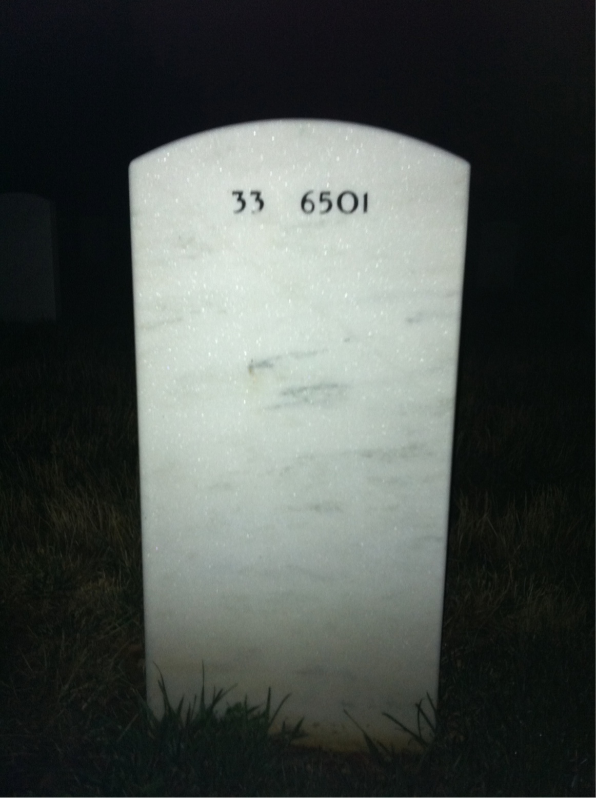 Back of headstone — Salvatore Fusco