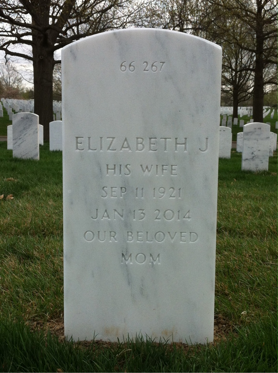 Back of headstone — William Maultsby