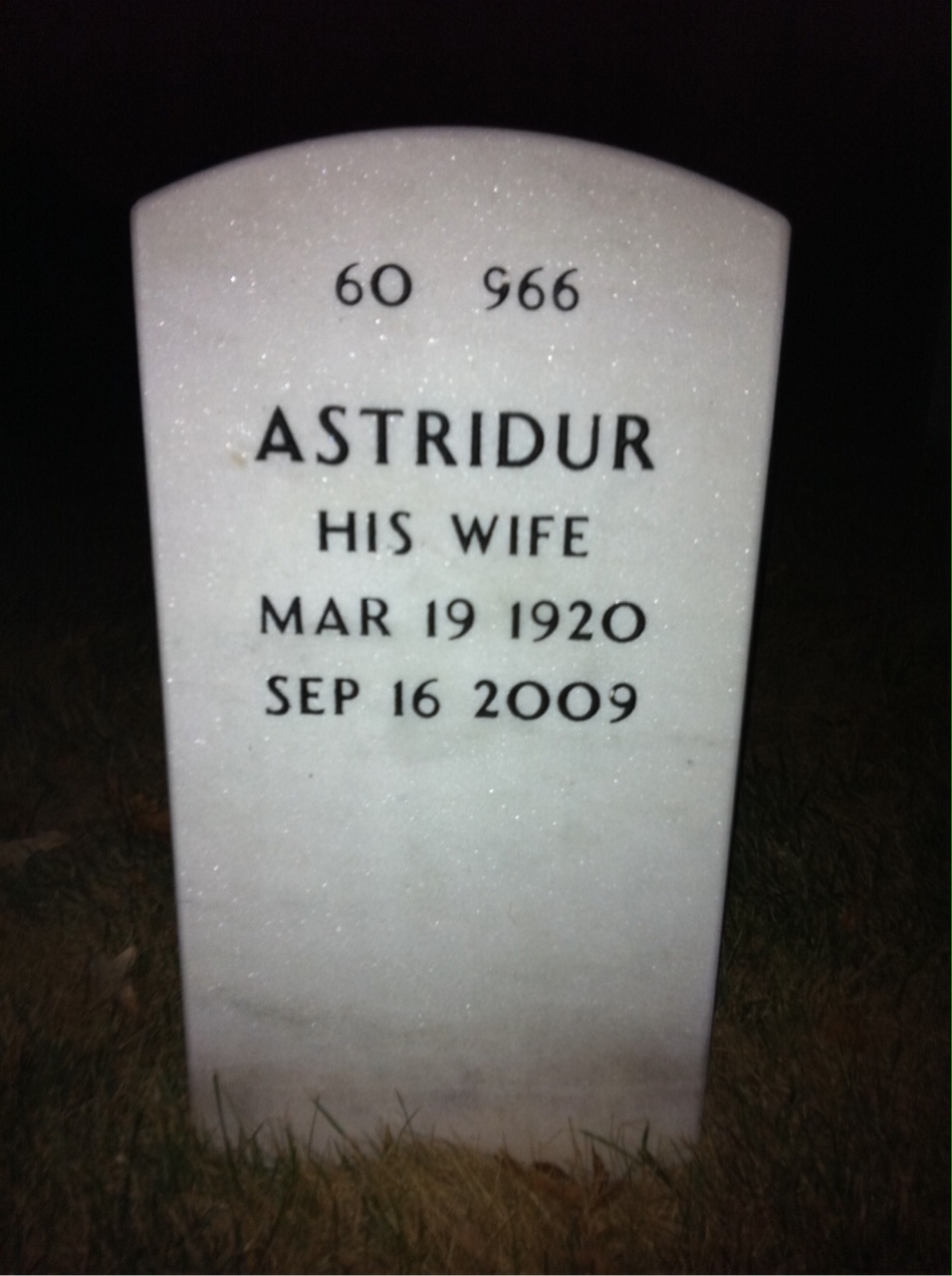 Back of headstone — Walter Rehder