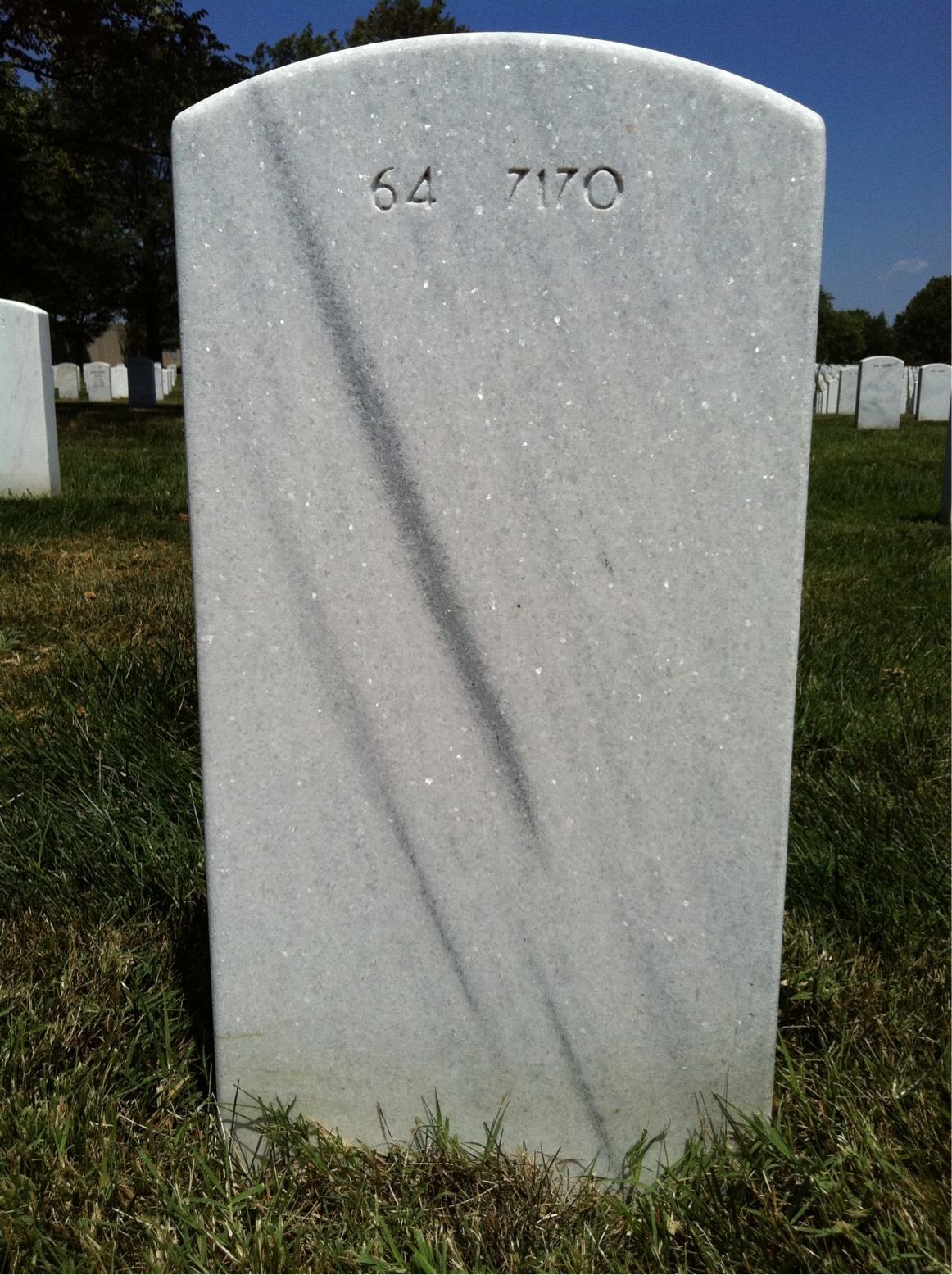 Back of headstone — Robert Bentley