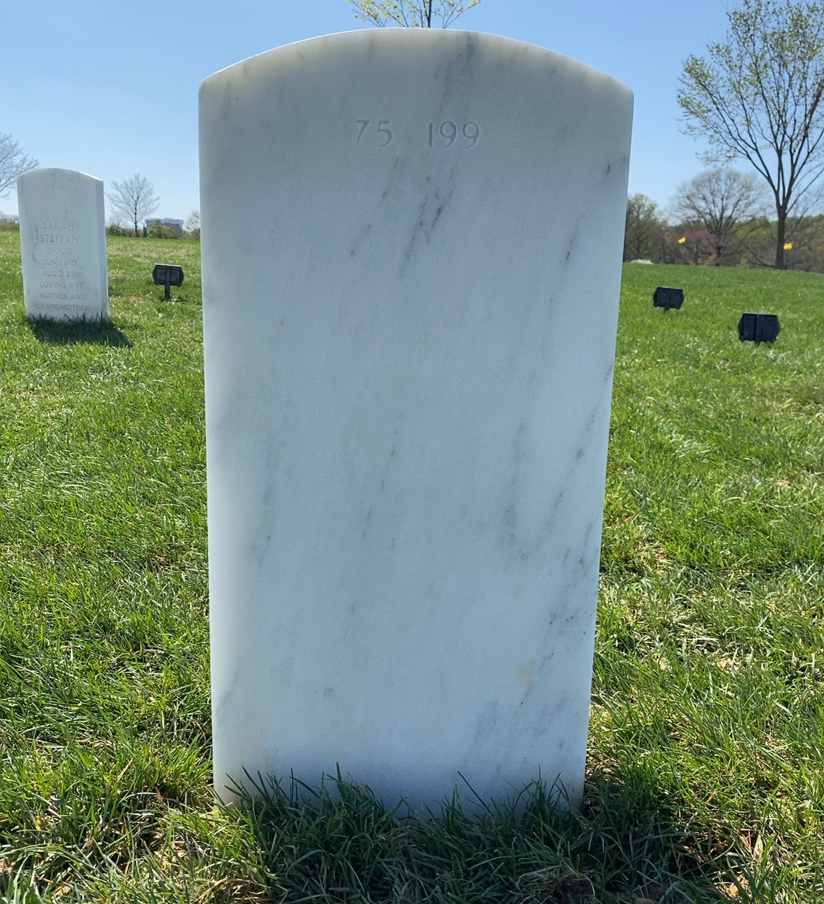 Back of headstone — Robert Mcintyre
