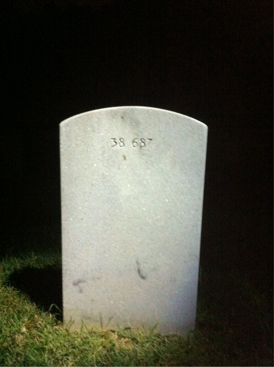 Back of headstone — Victor M Wise