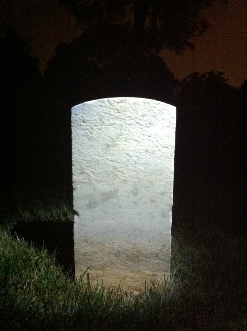 Back of headstone — Alfred Bader
