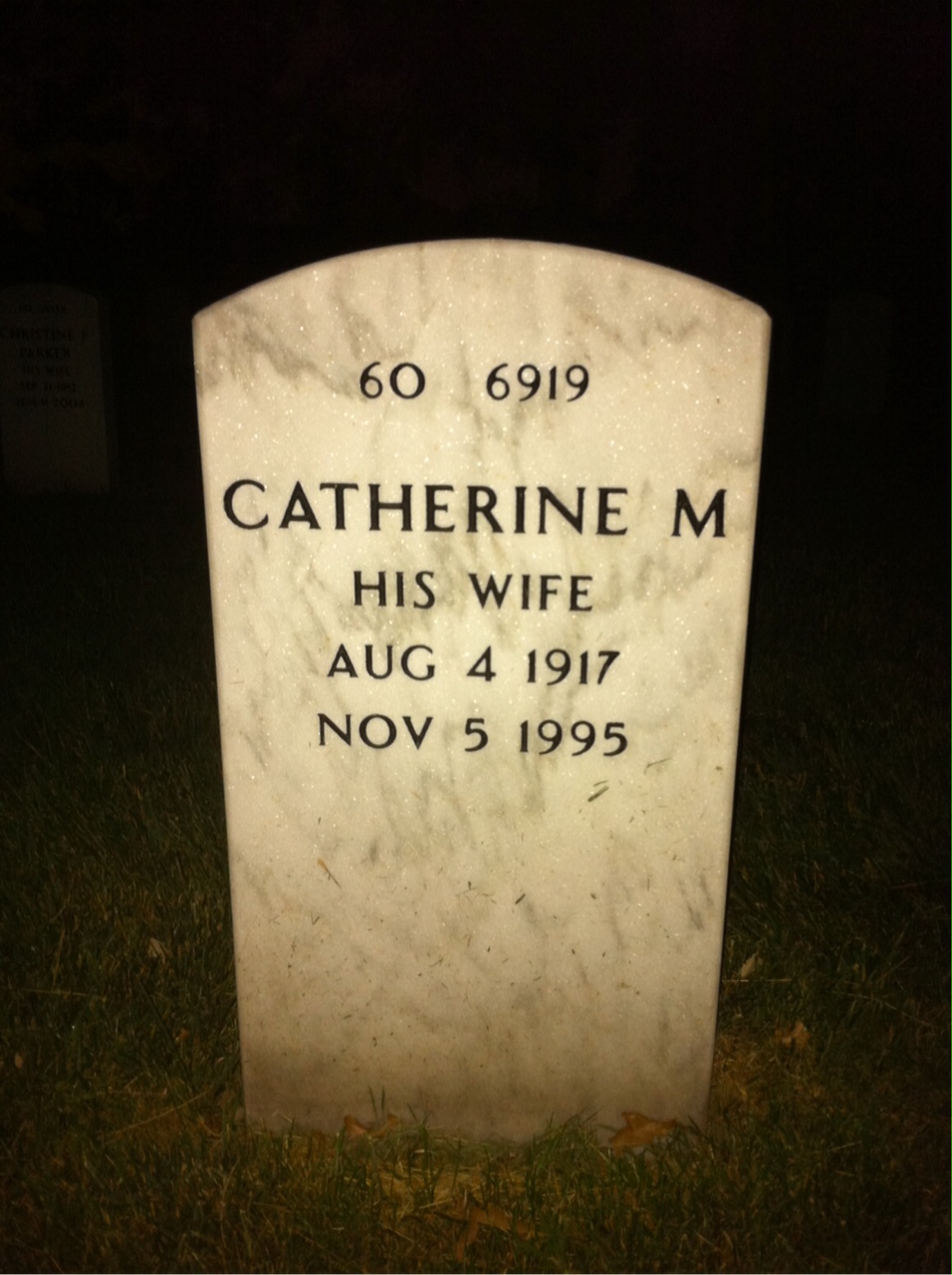 Back of headstone — Charles Sibre