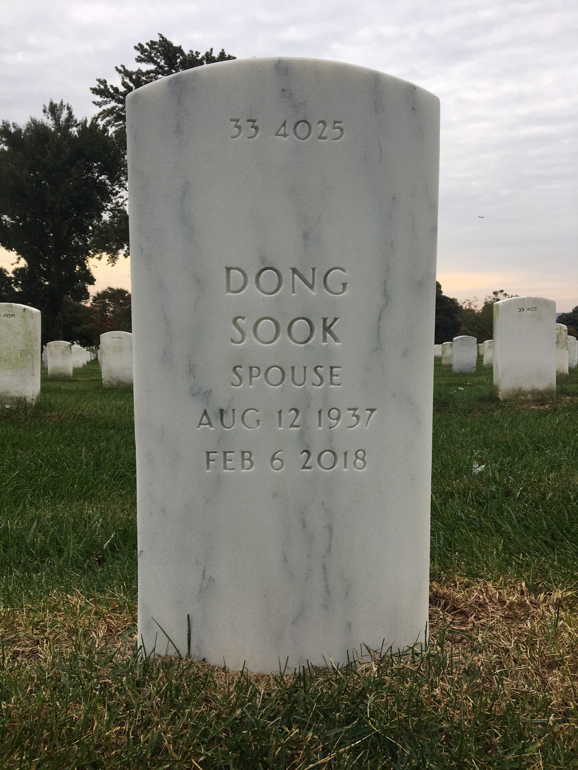 Back of headstone — Franklin Galloway