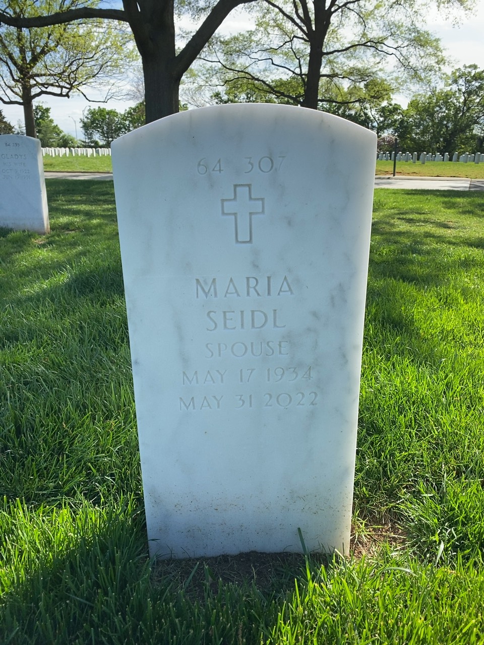Back of headstone — Robert Biggins